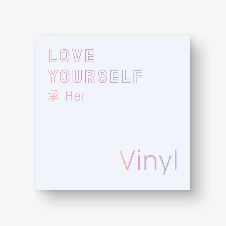 BTS 5thミニアルバム『LOVE YOURSELF 承'Her'』LPレコード盤